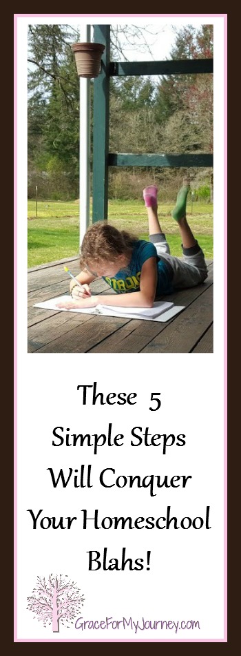 These 5 Simple Steps Will Conquer Your Homeschool Blahs! homeschool | learning | school | unschooling | parenting | 5 simple steps | conquer | joy of learning